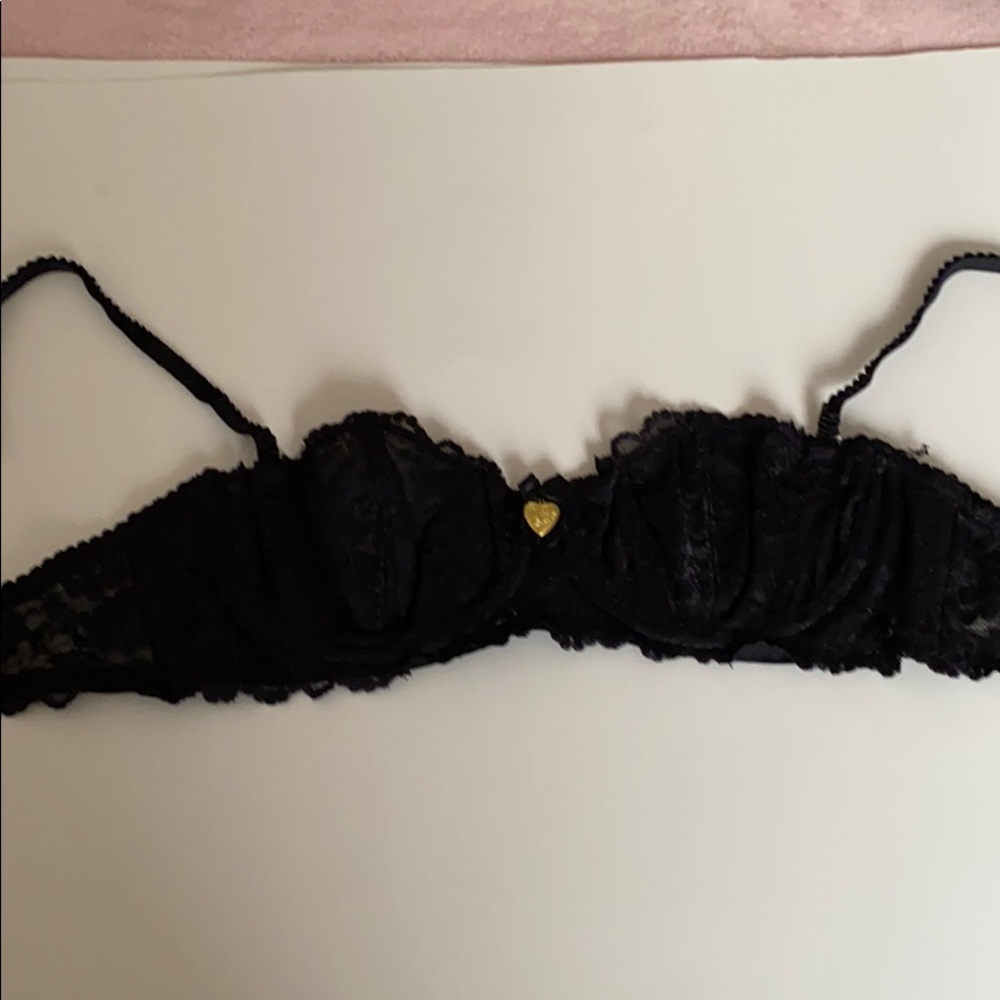 H&M black lace bra